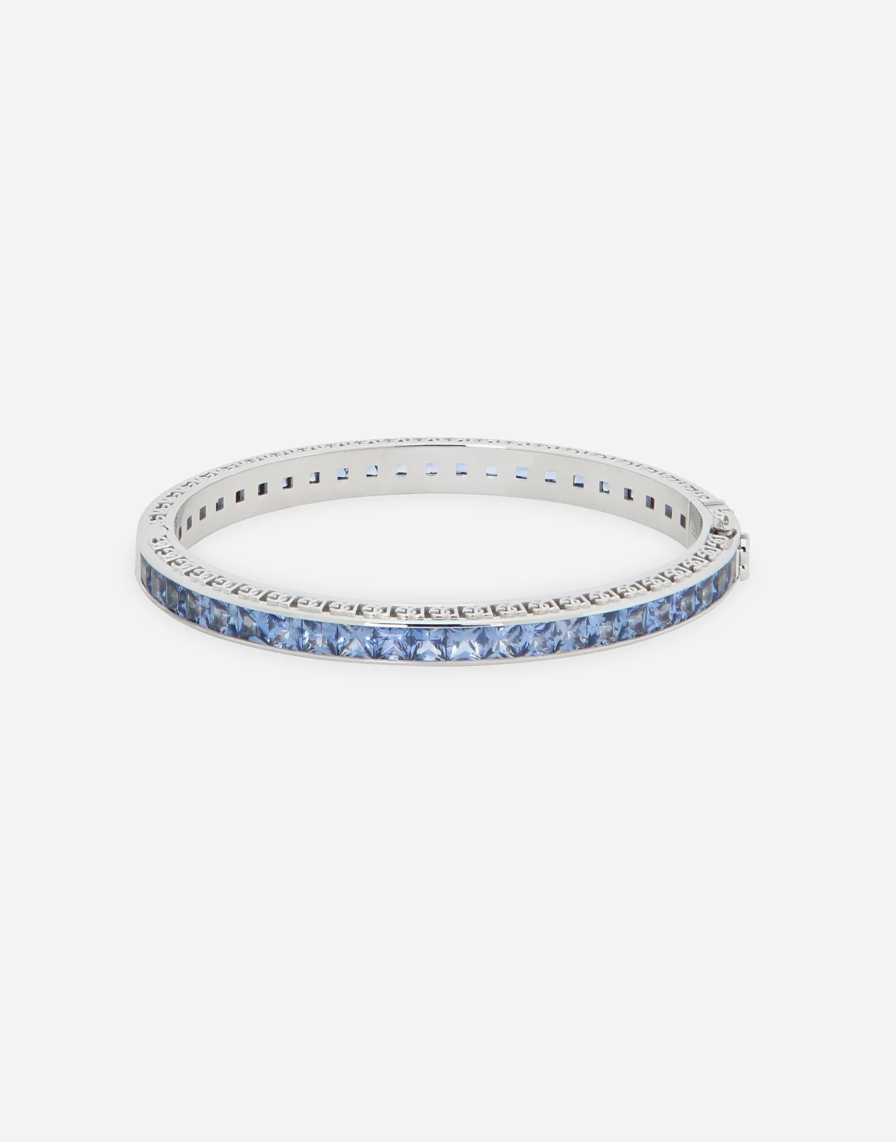 Anna bracelet in white gold 18kt with blue sapphires