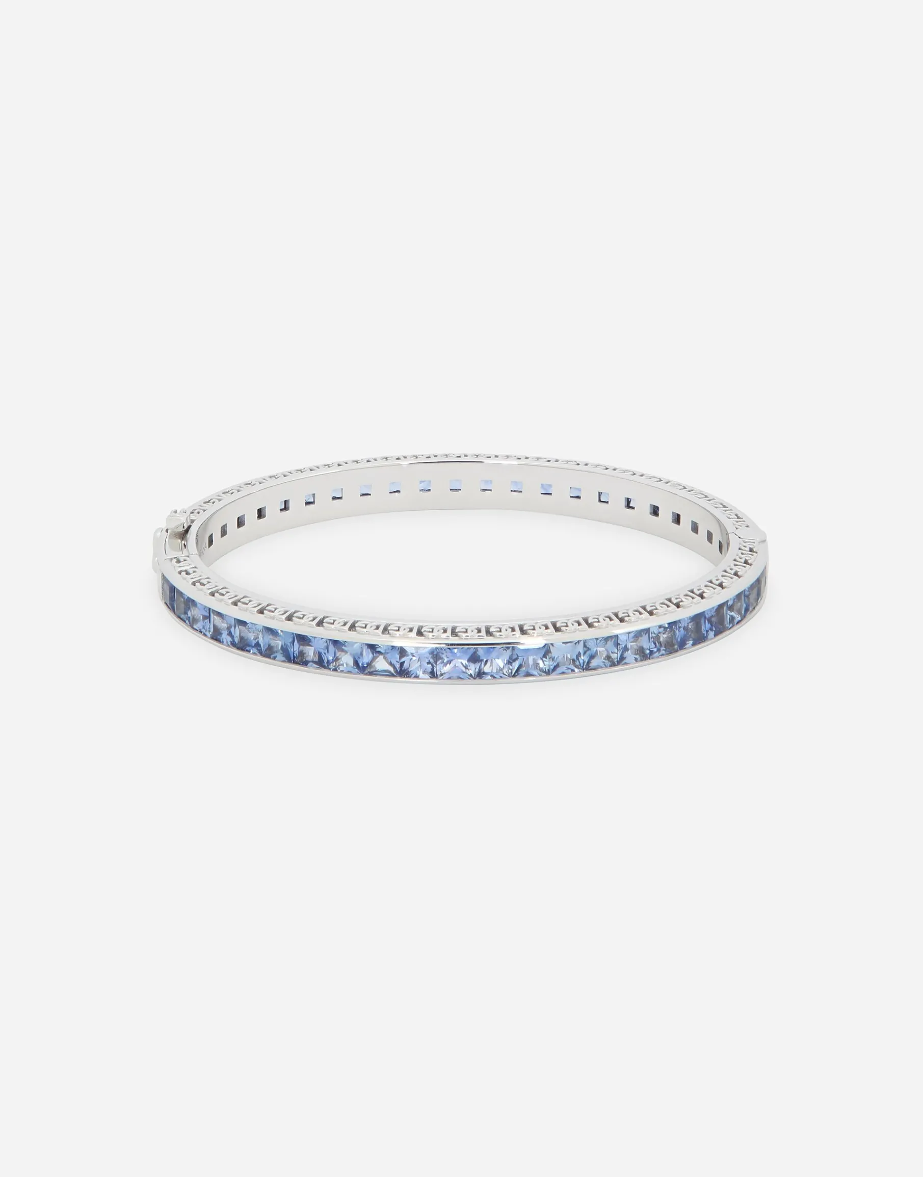 Anna bracelet in white gold 18kt with blue sapphires