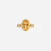 Anna ring in yellow gold 18kt with citrine