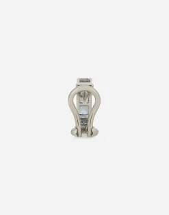 Anna single earring in white gold 18kt with blue sapphires
