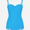 Balconette one-piece swimsuit