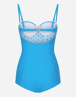 Balconette one-piece swimsuit