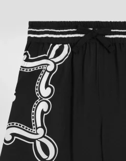 Bandanna-print batik shorts