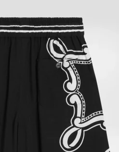 Bandanna-print batik shorts