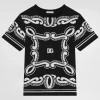 Bandanna-print jersey T-shirt