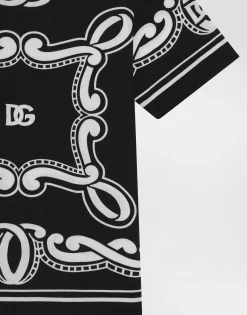 Bandanna-print jersey T-shirt