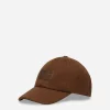 Baseball cap with branded tag