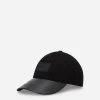 Baseball cap with branded tag