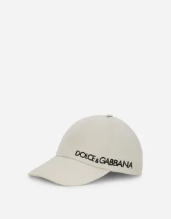Baseball cap with Dolce&Gabbana embroidery