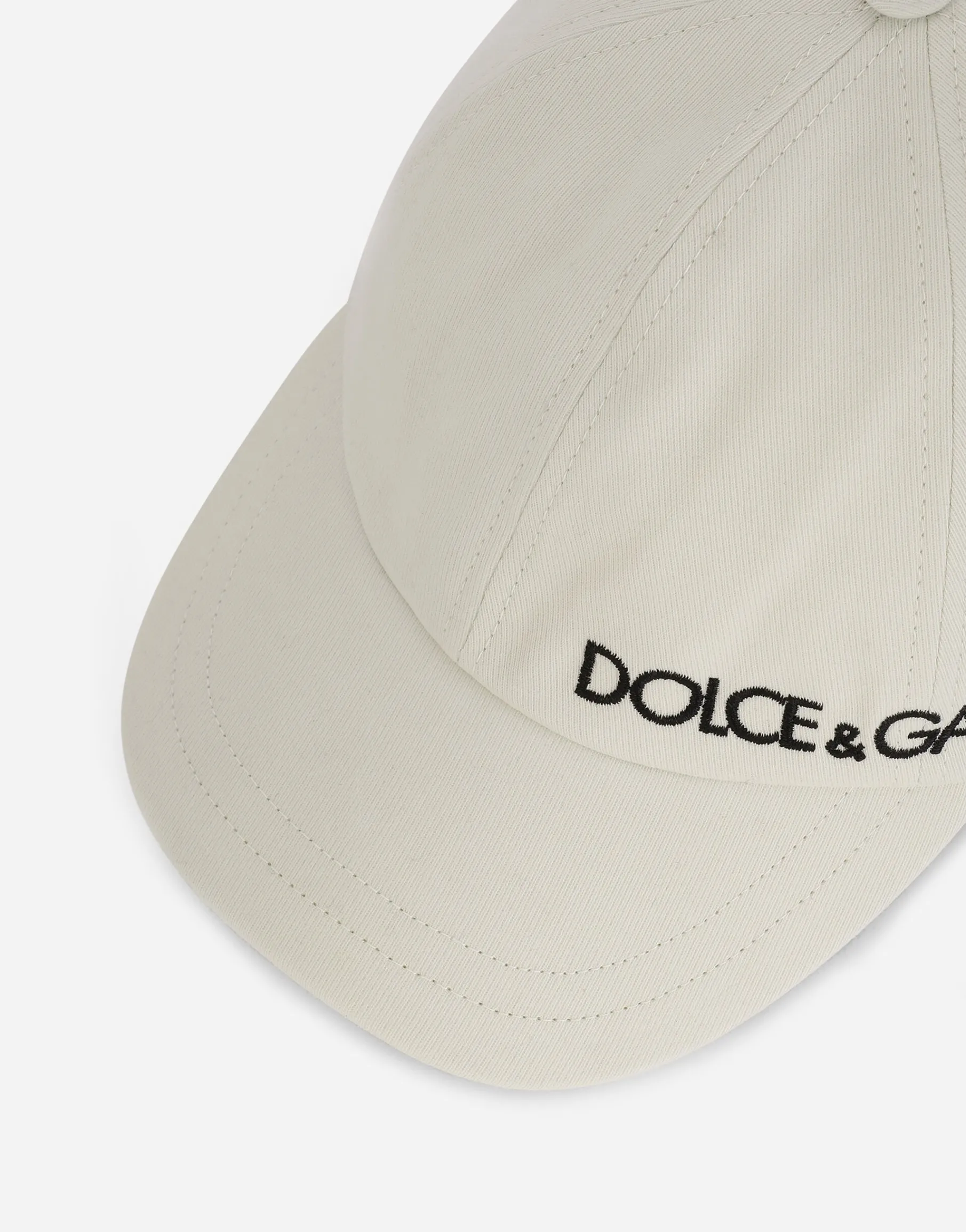 Baseball cap with Dolce&Gabbana embroidery