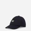 Baseball cap with logo tag