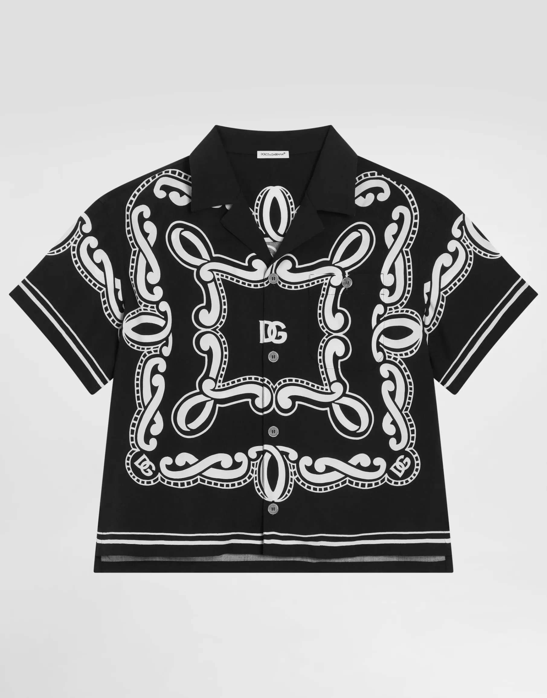 Batik shirt with bandanna print