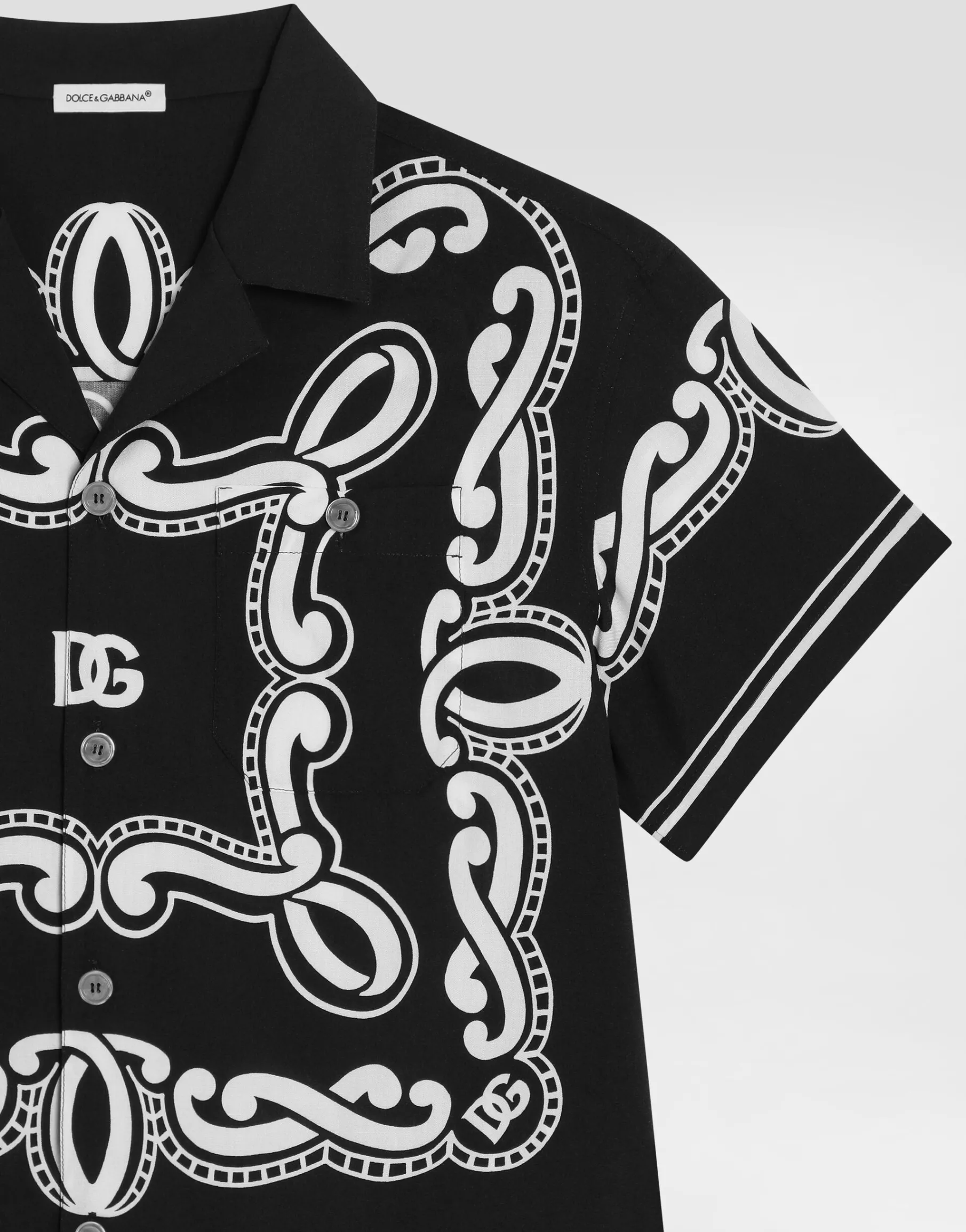 Batik shirt with bandanna print