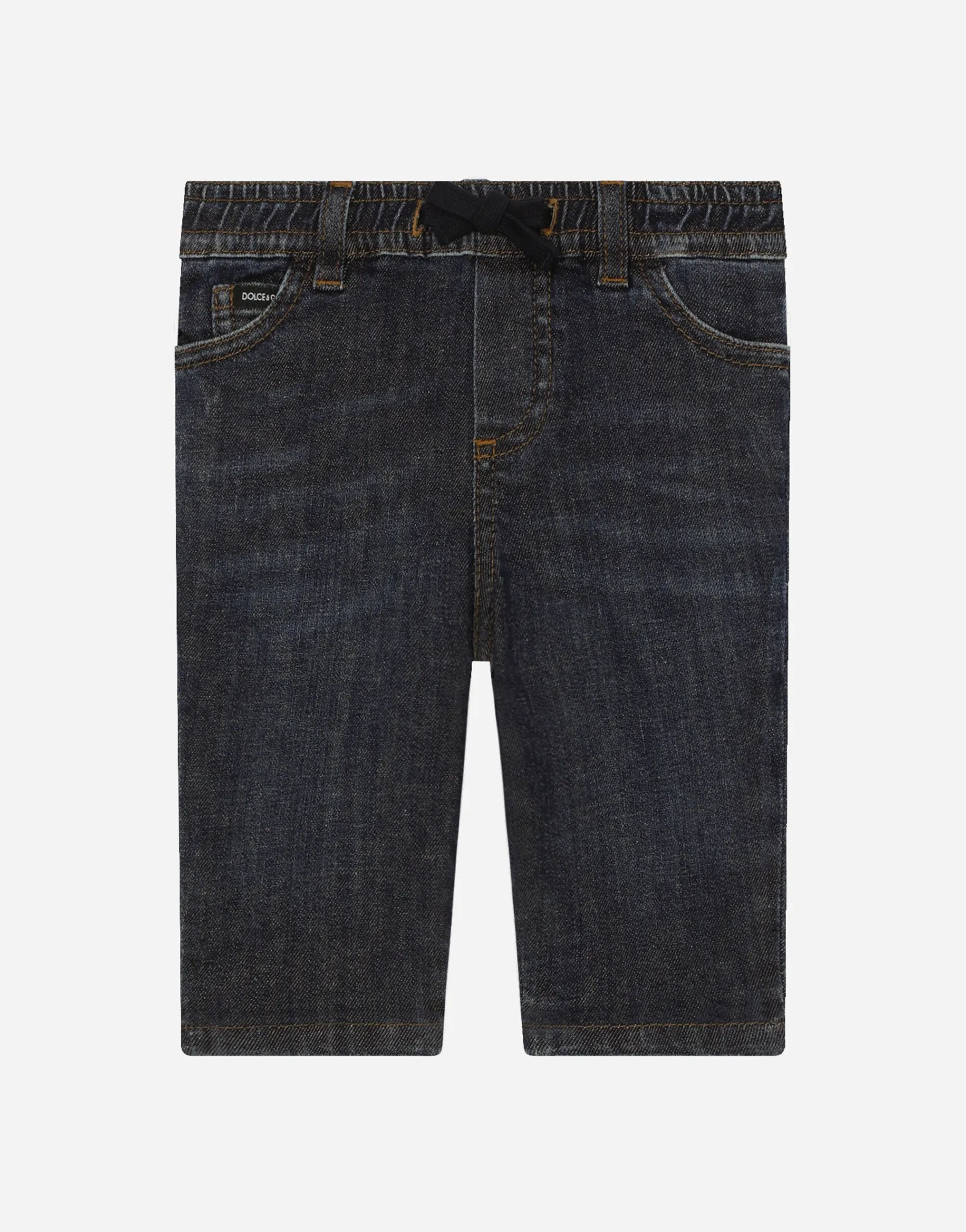 Blue stretch denim jeans