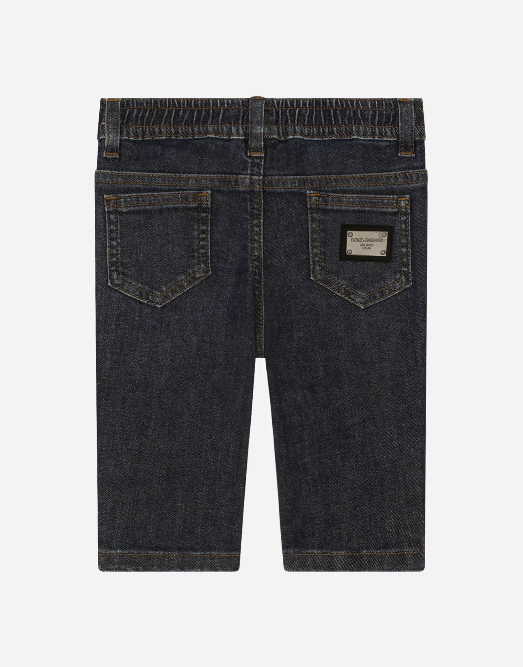 Blue stretch denim jeans