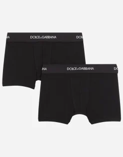 Boxer two-pack with branded elastic