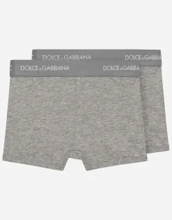 Boxer two-pack with branded elastic