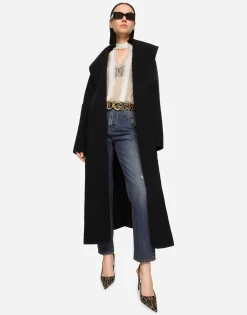 Boyfriend jeans in medium blue denim