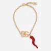 Bracelet with DG logo and horn charm
