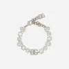 Bracelet with DG logo and rhinestones