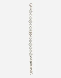 Bracelet with DG logo and rhinestones