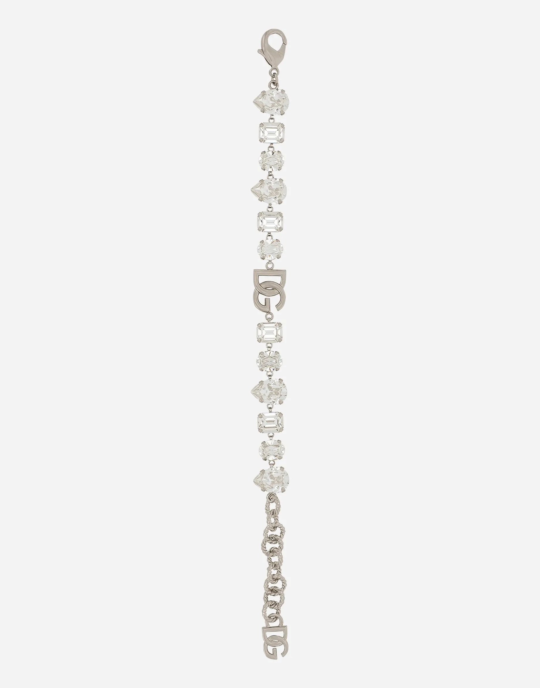 Bracelet with DG logo and rhinestones