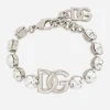 Bracelet with rhinestones and DG logo