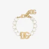 Bracelet with rhinestones and DG logo