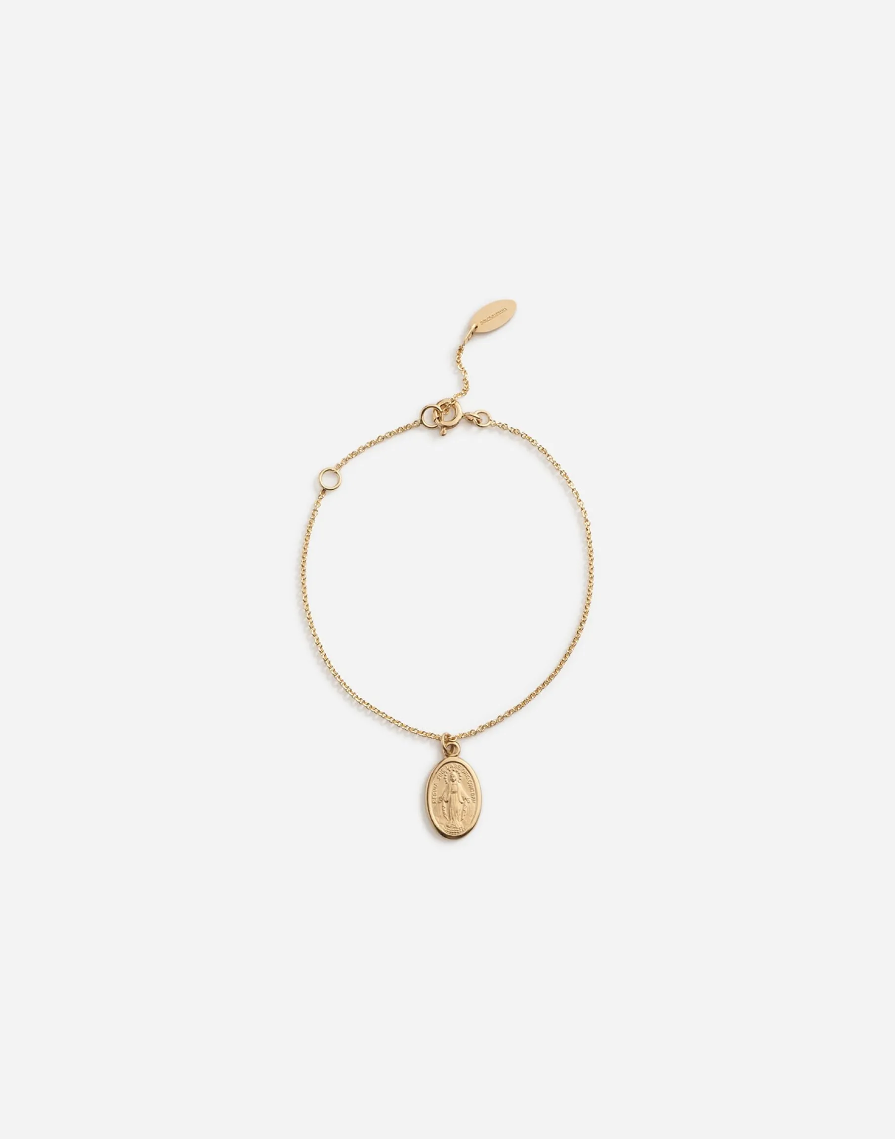 Bracelet with Virgin Mary medallion