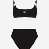 Bralet bikini with DG logo