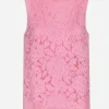 Branded stretch lace top