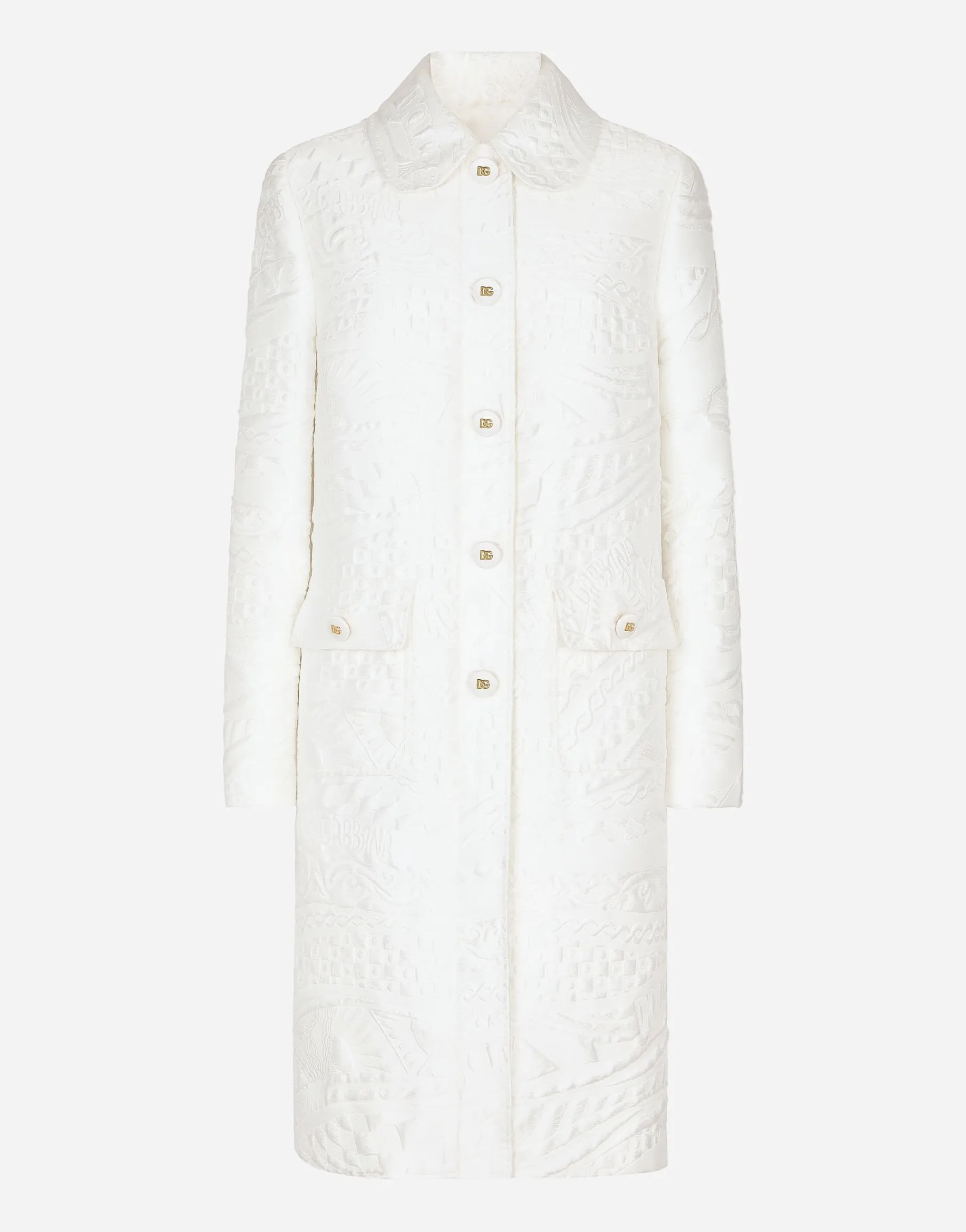 Brocade coat with DG buttons