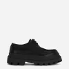 Brushed calfskin Derby shoes