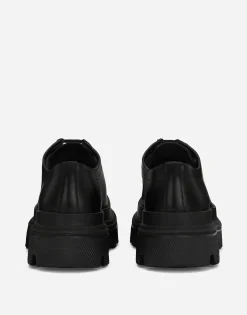 Brushed calfskin Derby shoes