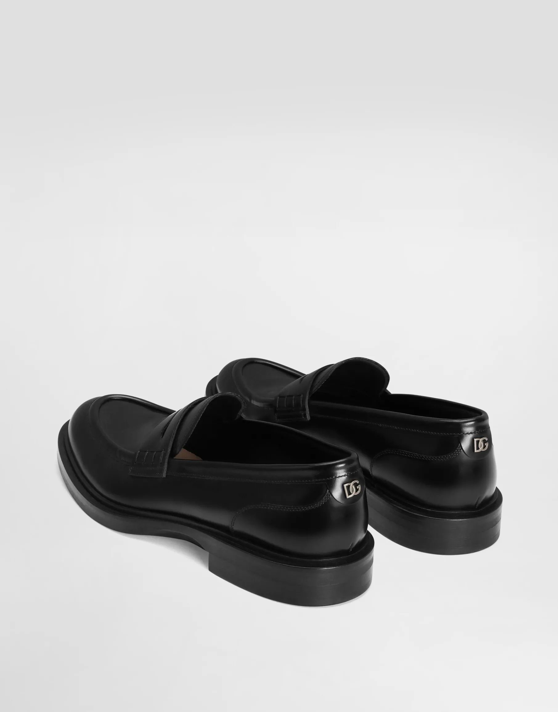 Brushed calfskin loafers