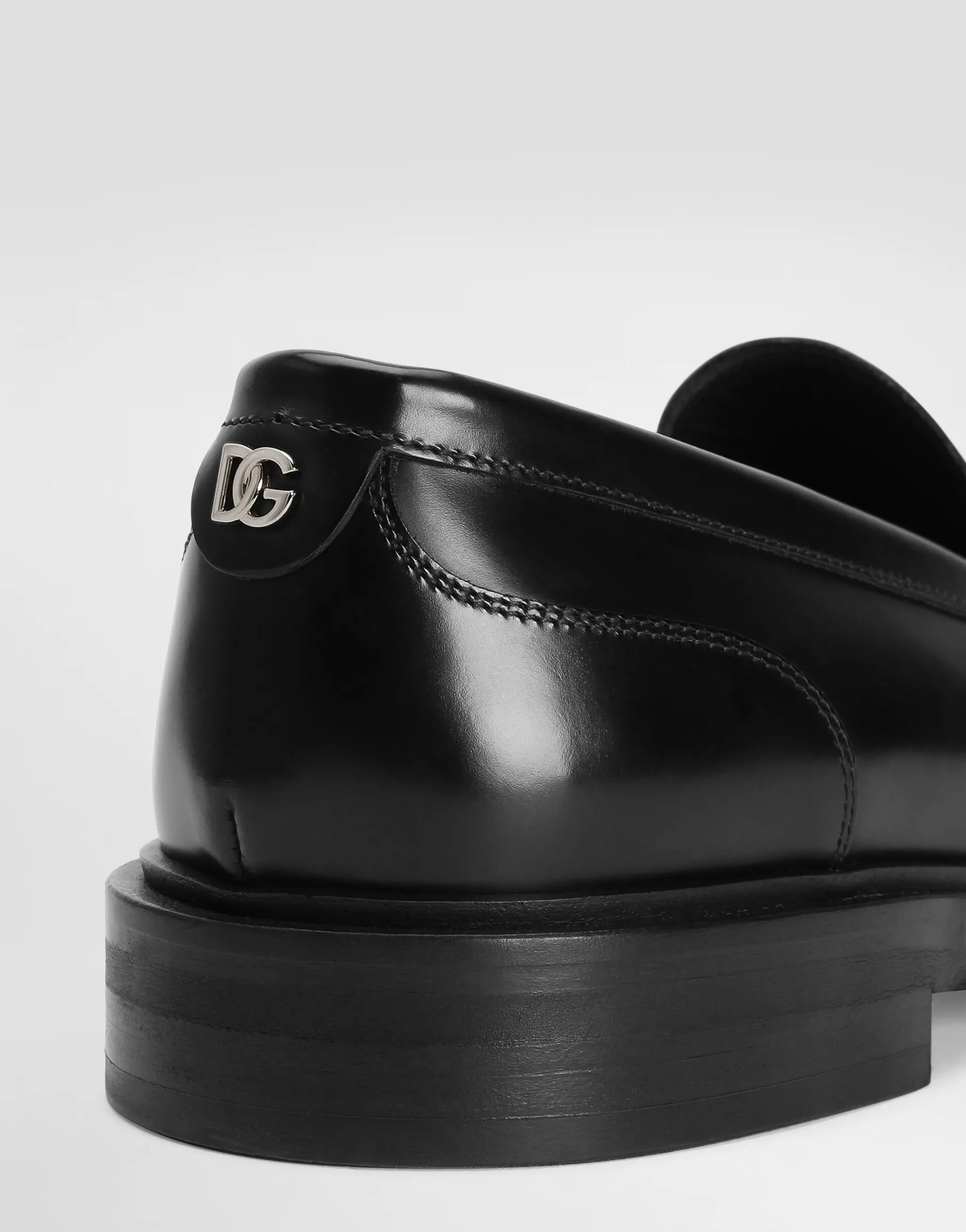 Brushed calfskin loafers