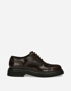 Brushed calfskin Oxfords