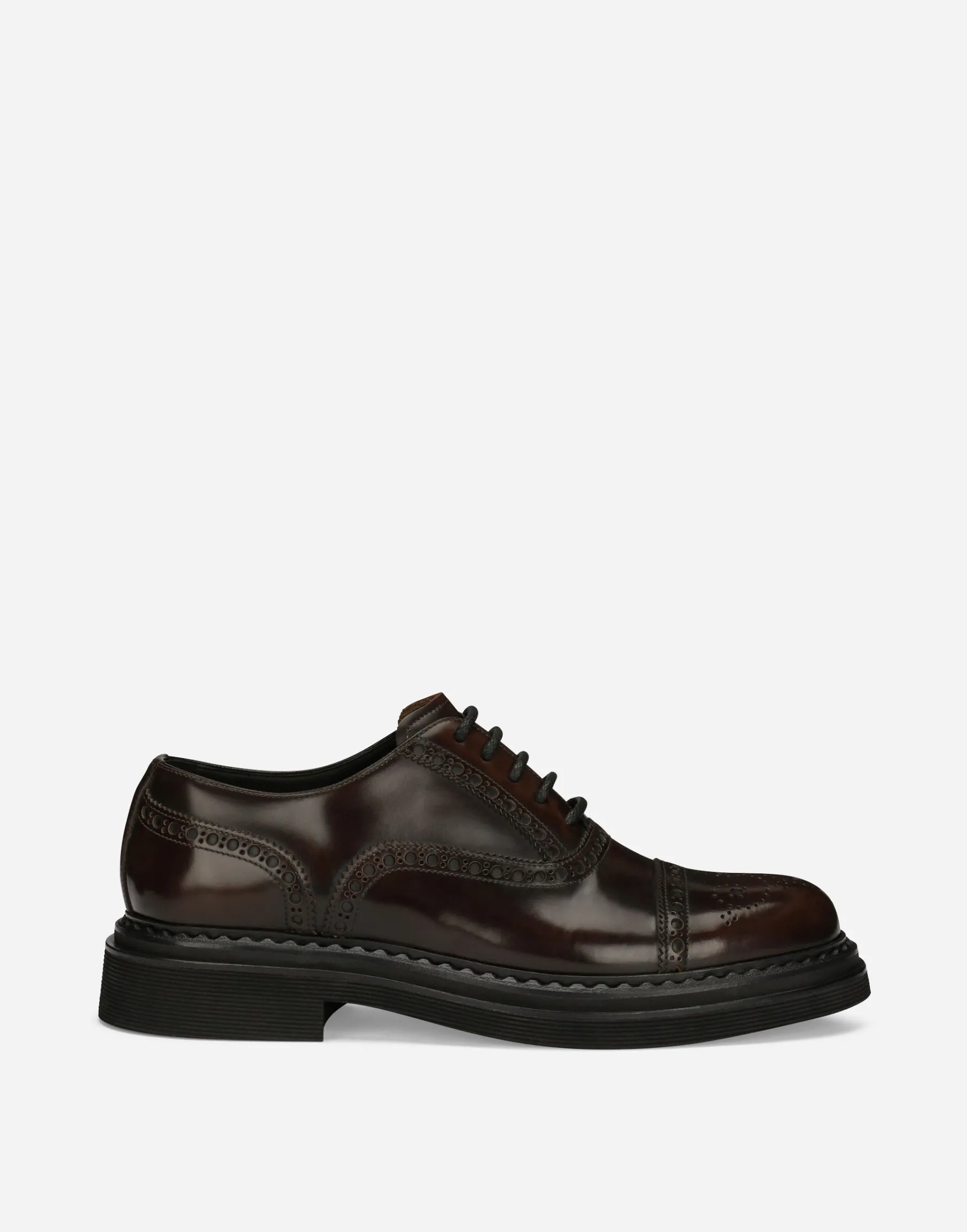 Brushed calfskin Oxfords
