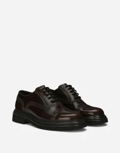 Brushed calfskin Oxfords