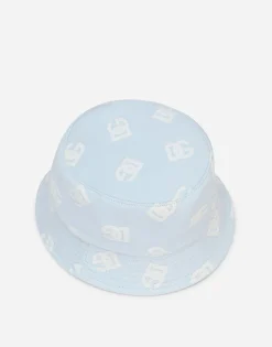 Bucket hat with all-over DG logo print