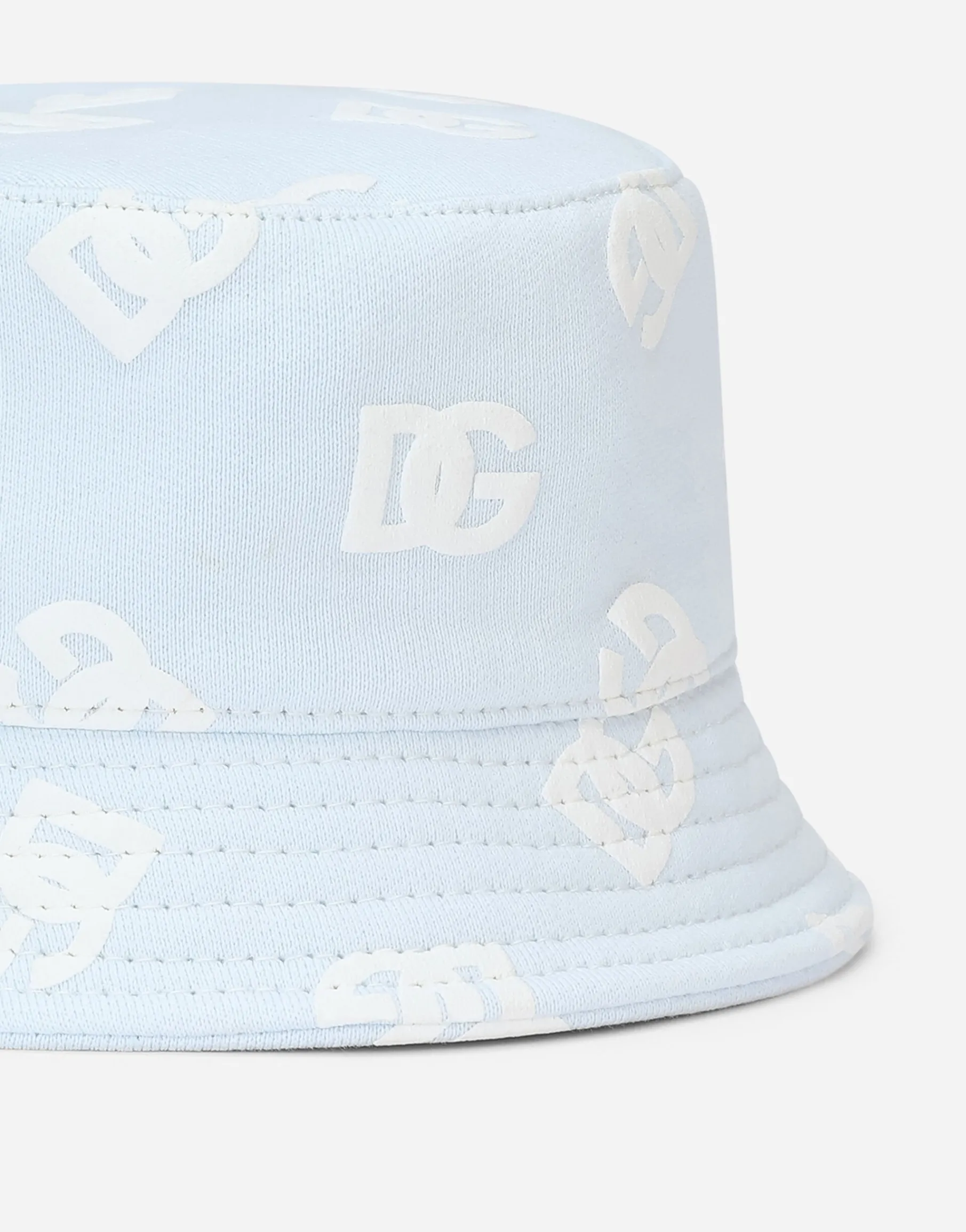 Bucket hat with all-over DG logo print