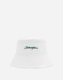 Bucket hat with Dolce&Gabbana logo