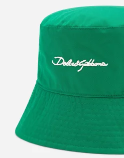 Bucket hat with Dolce&Gabbana logo