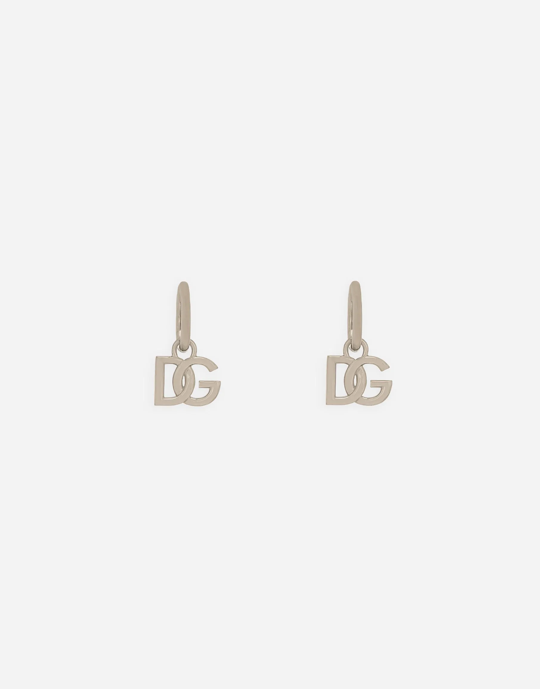 Butterfly-back earrings with DG logo