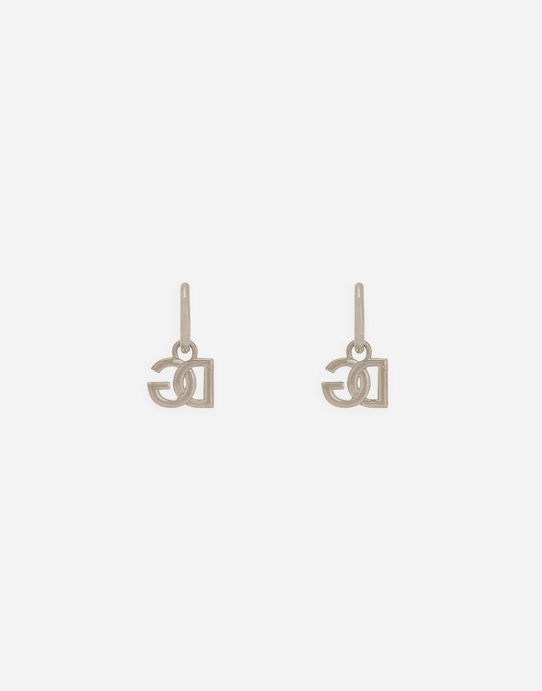 Butterfly-back earrings with DG logo