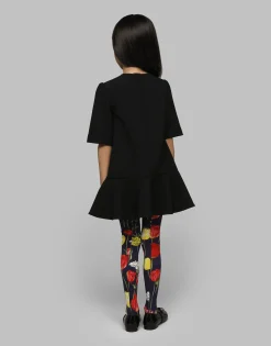 Cady dress with branded buttons