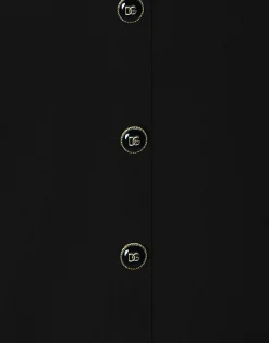 Cady dress with branded buttons
