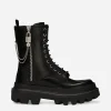 Calfskin ankle boots
