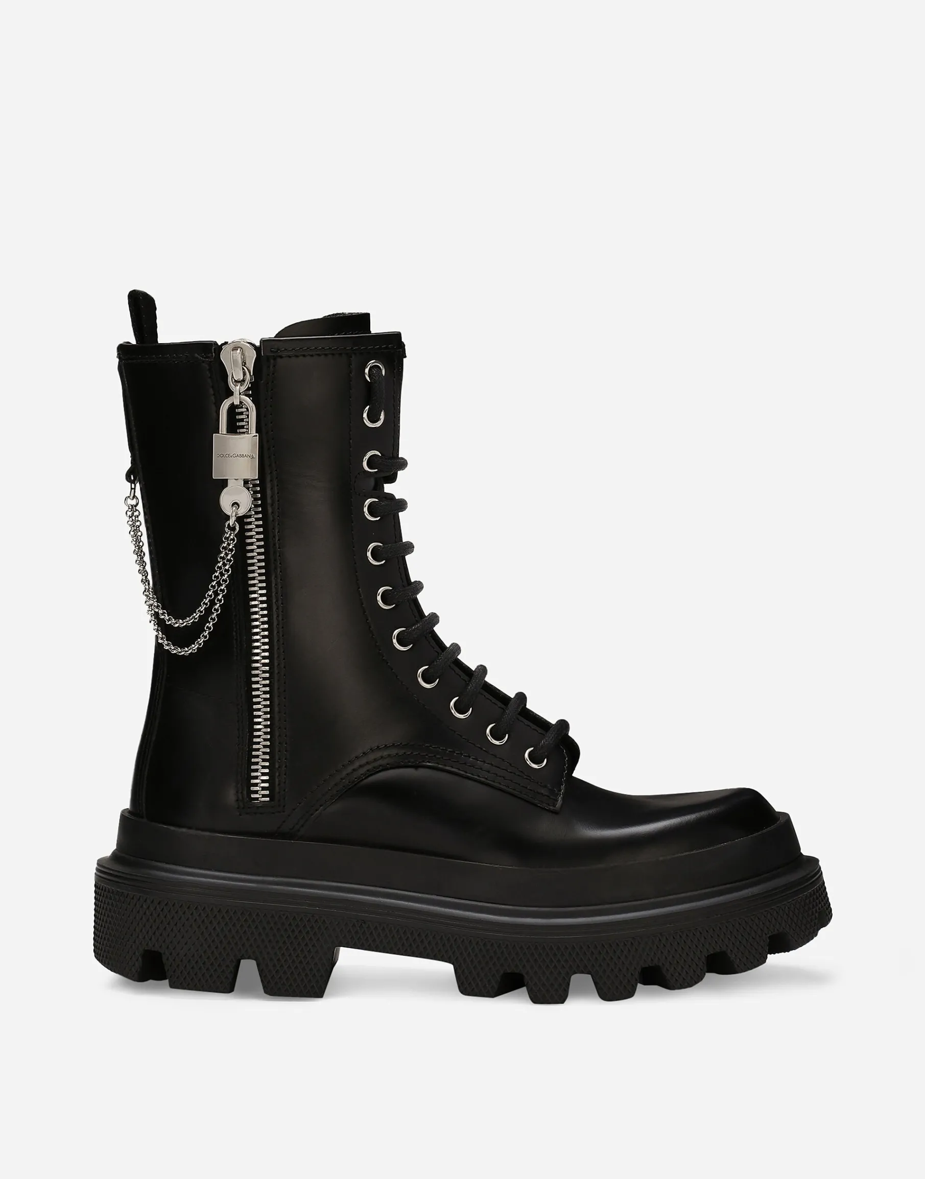 Calfskin ankle boots