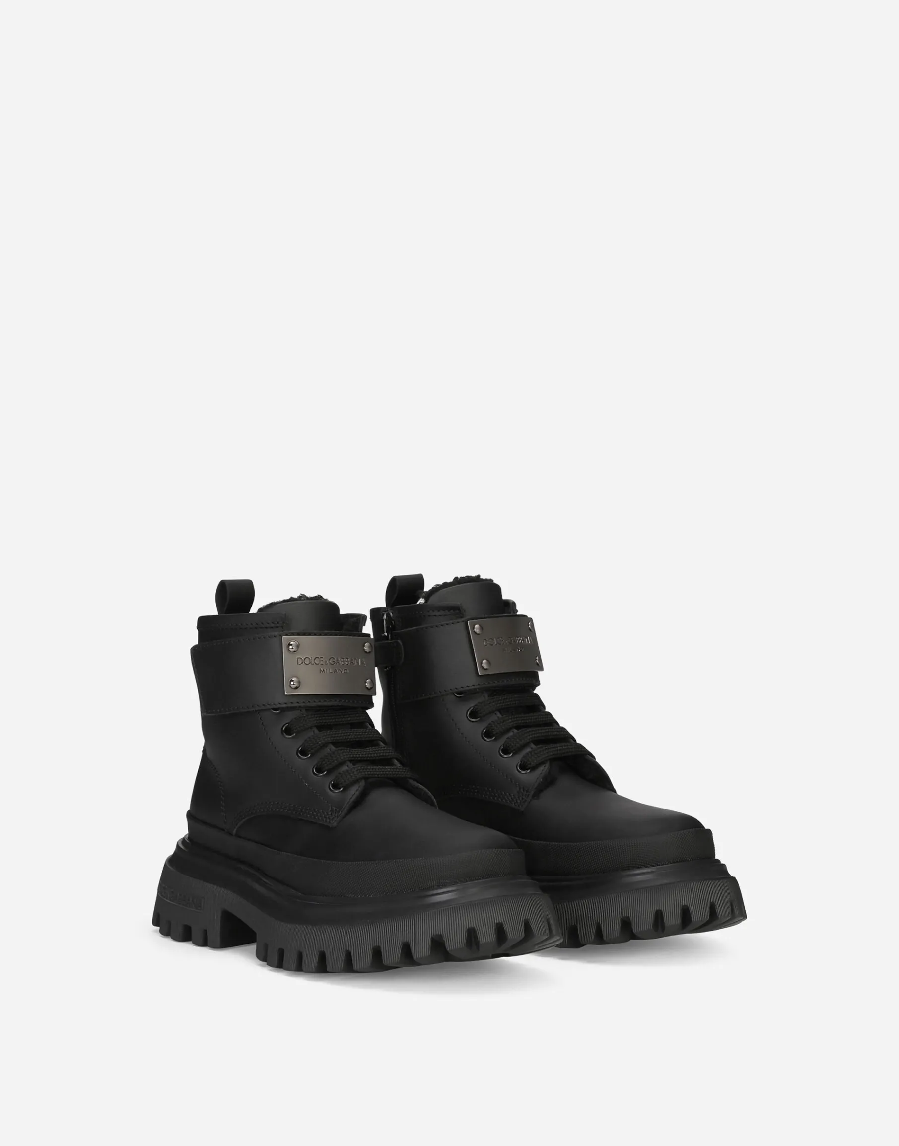 Calfskin ankle boots